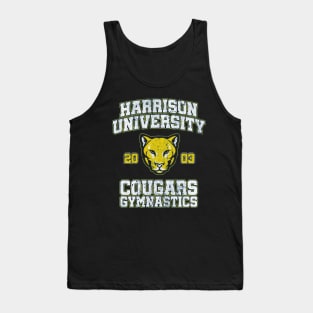 Harrison University Cougars Gymnastics (Variant) Old School Tank Top